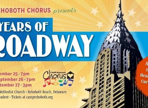 100 Years of Broadway presented by CAMP Rehoboth Chorus
