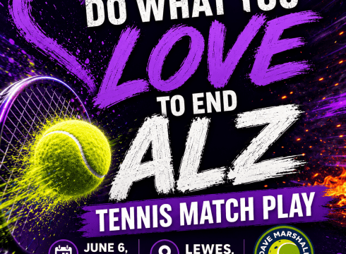 Do What You Love to End ALZ Tennis Match Play on Clay