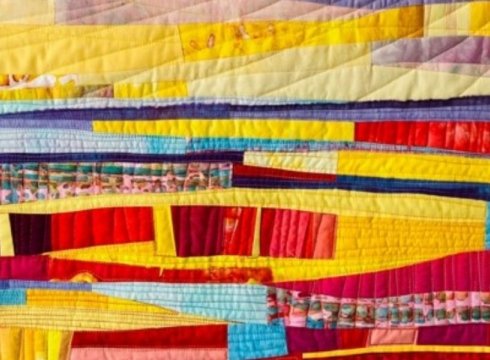 "From River to Ocean": Textile Art by Anne Bellas