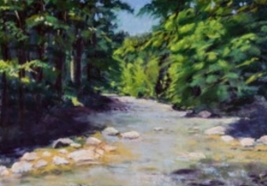 Hidden Waters -- Pastels by Donna Finley