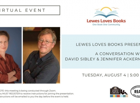 Lewes Loves Books Presents a Conversation with David Sibley and Jennifer Ackerman