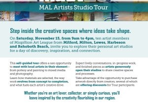 MAST25 Mispillion Art League Artists Studio Tour