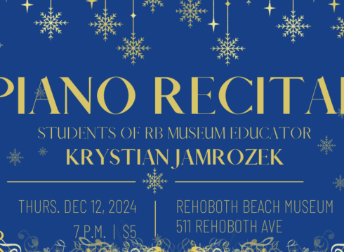 Rehoboth Beach Museum Piano Recital