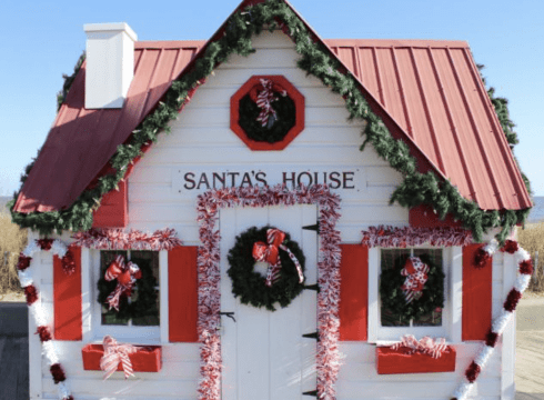 Santa's House on the Boardwalk