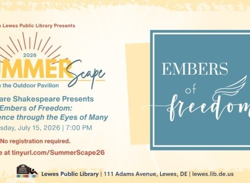 SummerScape 2026 | Delaware Shakespeare Presents "Embers of Freedom: Independence through the Eyes of Many"