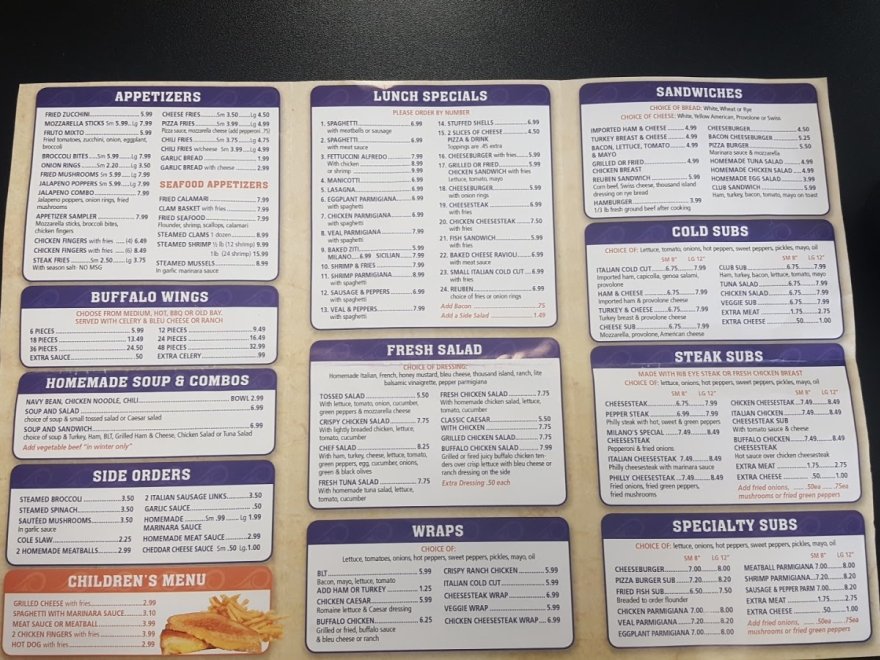 Milanos Pizzeria