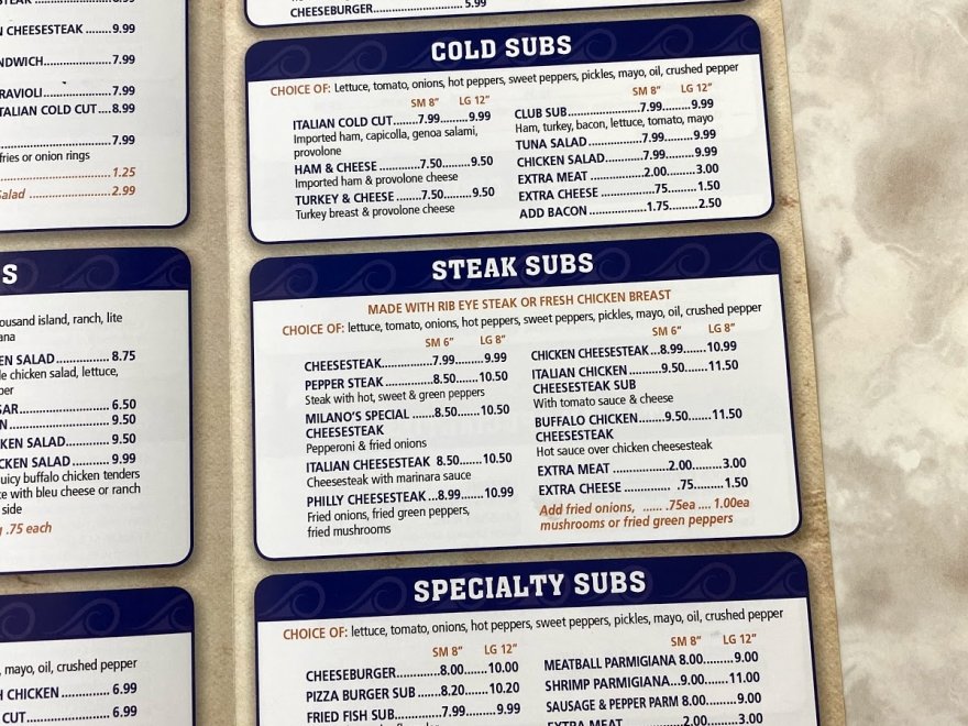 Milanos Pizzeria